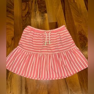 Vineyard vines girls casual skirt pink and white stripe NWOT size‎ medium
